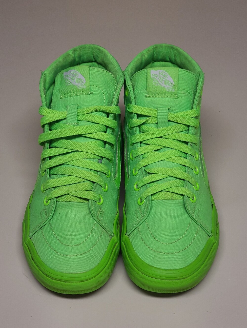 Vans SK8 Hi Neon casual high top skateboard sneakers size 7 - Picture 3 of 10